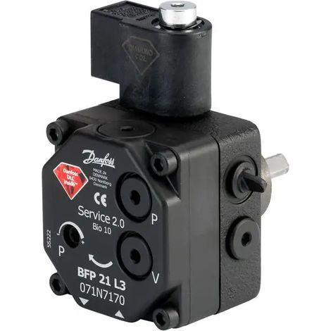 Danfoss Bomba quemador de aceite BFP LE21 L5 LE-S Conexión tobera: Izq+Der,Sent,giro, izq,,24 l/h, 071N3136