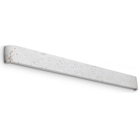 Ideal Lux DELTA Applique murale ciment 110 cm, éclairage haut et bas, 1 LED 4300 lm 3000 K (1/2)
