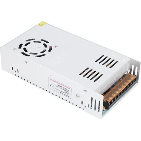 DC36V Schaltnetzteil-Treiberadapter aus Aluminiumlegierung für 3D-Drucker-LED-Bildschirmstreifen (S40036 (36V 11A 400W) AC110/220V±15%)