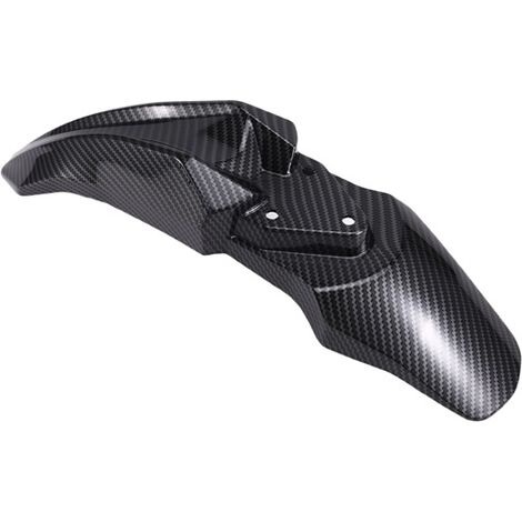 Carbon fiber textured front fender modification parts for Talaria Sting X3 motorcycles (1/4)