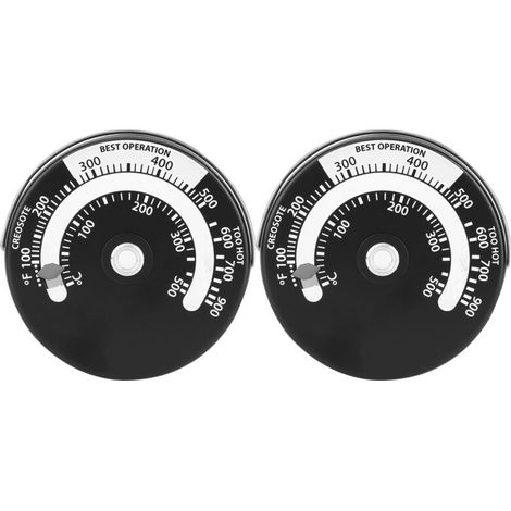 Magnetisches Ofen- und Kaminthermometer - 2 Stück (1/5)