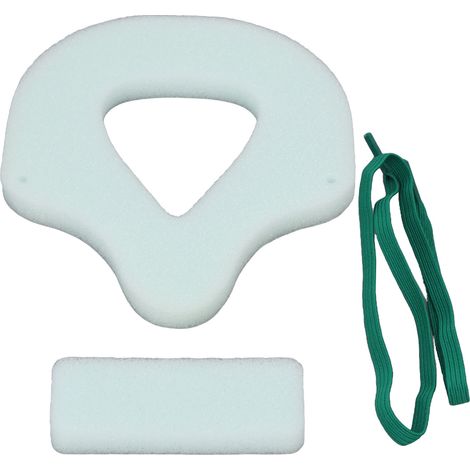 Coussinet nasal en polyester, doublure de protection faciale, coussinet confortable de soulagement de la pression pour les soins de santé (1/5)