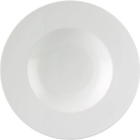 Assiette à Pâte Porcelaine Blanc 31 x 30,7 x 6,5 cm (1/2)