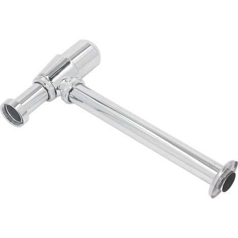 Abflussgarnitur-Set, höhenverstellbar, mit Steckverbindung, Abflussrohr-Set für Bad und Küche, Siphon-Set G1-1/4 Zoll