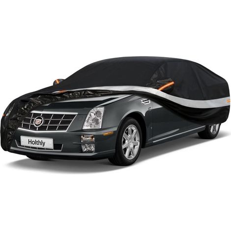 Autoabdeckung wasserdicht für Cadillac STS (2004-2012) 10-lagig mit Wetterschutz (1/5)