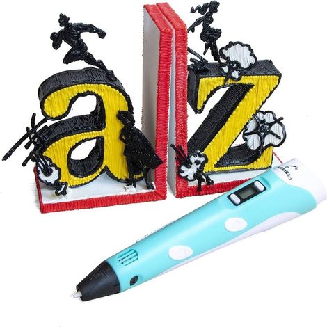 FLITI 3D Pen with LCD Screen, Speed Control, Ceramic PLA, 3 Colors, Creative Kit for Adults and Children (1/5)