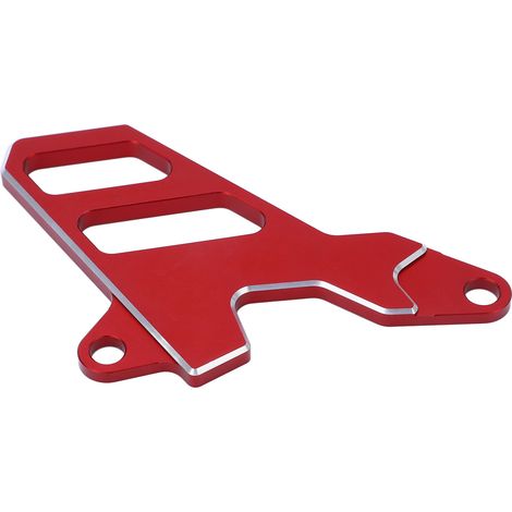 Carter de chaîne métallique avant moto, protège-pignon remplacement pour Suzuki LTZ400 2003-2014, rouge, kit protection robuste. (1/5)