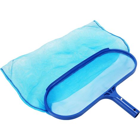Épuisettes de Surface, Filet à feuilles de piscine Professional avec mailles fines et cadre robuste, fixation d'épuisette de piscine pour piscine/piscine/étang/bain à remous, 1Pcs