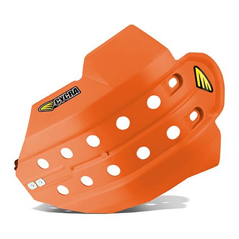 Sabot moteur Full Armor compatible avec les motos de marque KTM - Orange