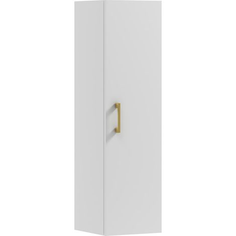 Columna de baño colgante Luna 110 blanca/dorada (1/4)