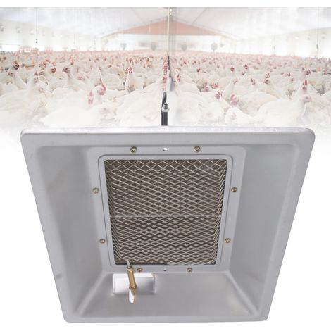 Éleveuse infrarouge à gaz pour poulets et porcs, fonctionnant au biogaz, au gaz de pétrole liquéfié, au propane, au gaz de charbon et aux appareils de chauffage au gaz. (1/5)
