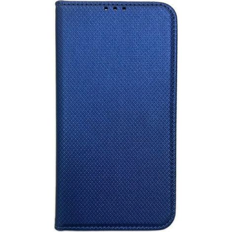 Custodia a libro magnetica intelligente per iPhone 14, blu navy (1/3)