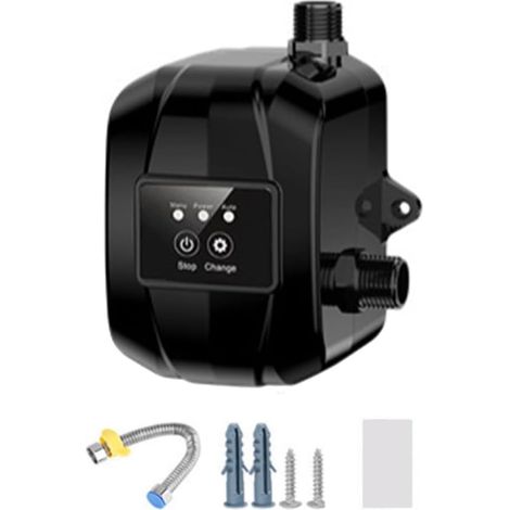 Pompe de Surpression D'Eau de Domestique Sûre et Silencieuse 150P pour Arroseur de Douche de Cuisine Sans Perçage Suspendu Prise EU (1/5)