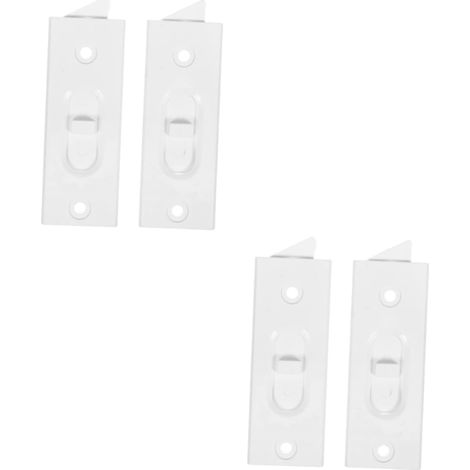 2 Paires Verrou de Fenêtre Kit de Remplacement de Loquets Inclinables pour Fenêtres Accessoires de Quincaillerie avec Ce de Loquets