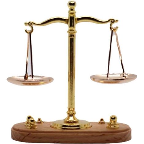 balance en métal antique miniature vintage décorative pour la maison,le bureau ou comme décoration de bureau (50 x 50 x 20 mm) (1/5)