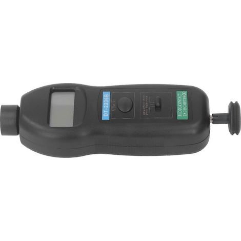 Digitaler Drehzahlmesser mit 5-stelliger LCD-Anzeige, Handdrehzahlmesser, Kontakt- und fotoelektrischer Drehzahlmesser
