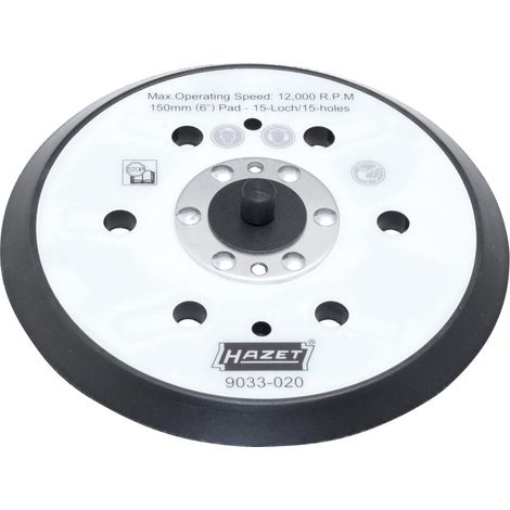 Disco de lijado Hazet 9033-020 15 cm extracción de polvo