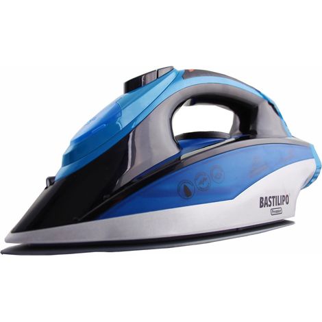 Injection-Centrale de Repassage Compact de 2200 W avec Pompe injecteur de Vapeur Continue, Plastique, Bleu (1/4)