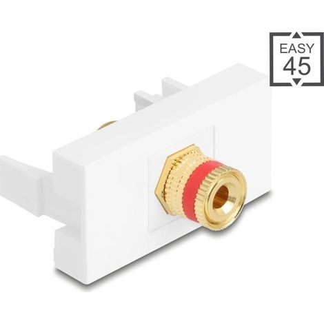 Accesorios de conexión delock easy 45 mecanismo de encaje conectores chapados oro