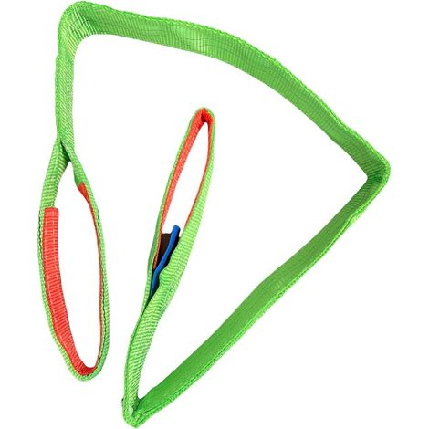 Fascia Cinghia di Sollevamento Verde 4 metri Portata 4000 Kg Larghezza 80 mm (1/5)