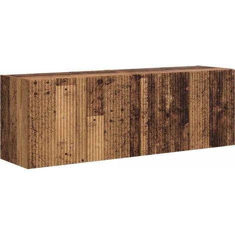 Mueble TV de pared rectangular moderno 59,5 x 31 x 40 cm almacenamiento optimizado de madera noble de ingeniería 020055018 (1/5)