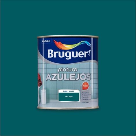 Bruguer Esmalte para azulejos cocinas y baños Azul egeo 750 Ml (1/5)
