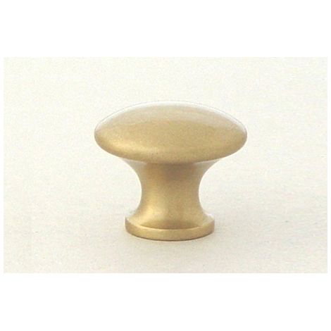 Pomolo piatto in ottone anticato Ø 27 mm.