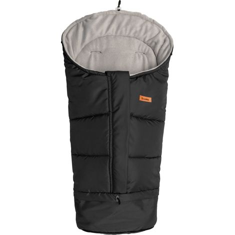 Saco de dormir combinado 3 en 1 polar negro/gris