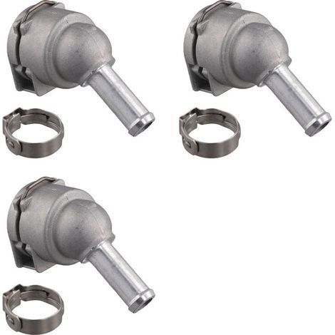Joints de conduite d'eau de turbocompresseur en alliage d'aluminium (3 pièces) compatibles avec les modèles BMW Série 3 F35 B48 et Série 5 G38 330 530 535 (1/2)