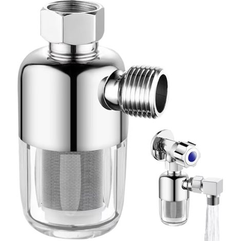 Filtro per acqua di rubinetto professionale, Simply Joy, filtro per acqua potabile, design trasparente, a prova di perdite, facile da installare, per lavastoviglie, lavatrice, rubinetto del lavello de (1/5)