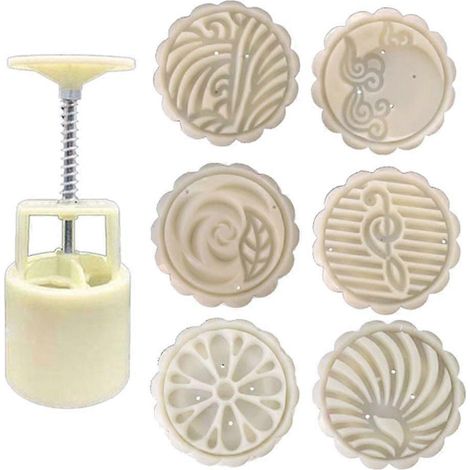 Ensemble de moules à gâteaux de lune pour emporte-pièces à gâteaux, biscuits et desserts, décorations pour la pâtisserie (1/4)