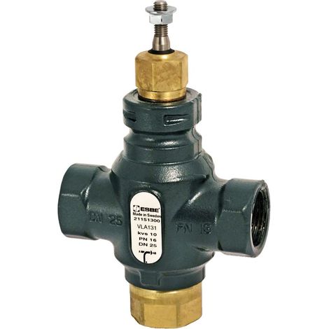 ESBE Valvola lineare a 3 vie VLA131, DN32, Kvs16, Rp1.1/4", 21151400