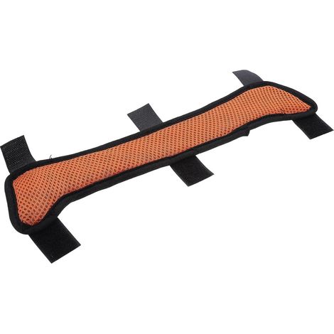 Coussin Absorbant de Sueur Résistant à Déformation Tissu Maille Orange Ultra Léger pour Casque de Chantier et Moto pour Travaux de Maintenance (1/5)