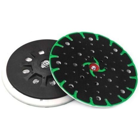 Patin de ponçage 150 mm, filetage de raccordement M8 - 49 trous avec vis avec fonction dépoussiérage, compatible avec ponceuse excentrique Festool Rotex RO, ETS 150, ETS EC 150 (1/5)