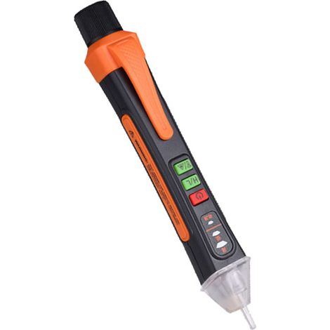 Testeur de tension sans contact intelligent T02A, stylo détecteur électrique domestique, outil de repérage de rupture fil neutre/phase, pointe inductive haute précision, modèle T-02A (sans pile inclus (1/5)