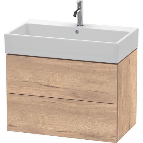 Duravit L-Cube bâti-support lavabo suspendu, 2 tiroirs,