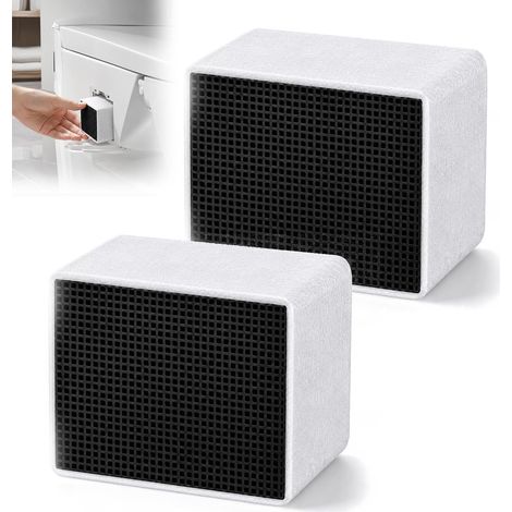 2 Filtres Céramiques Type 3 pour AquaClean Mera et Tuma Comfort Filtre Alvéolé Anti-Odeurs pour WC Lavant Filtre de Rechange Nid d'Abeille Remplace 147.072.00.1 242.999.00.1 (1/5)