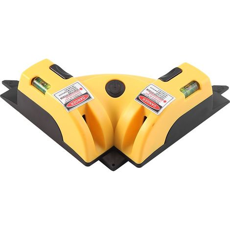 Niveau Laser à Projection de Lignes Verticales et Horizontales à 90 Degrés pour Alignement et Mise en Niveau (1/5)