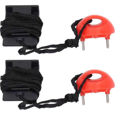 Clé De Sécurité Tapis Roulant - Interrupteur Magnétique D'arrêt D'urgence - Compatible Universel Pour Tapis Roulants Électriques - 2 Pièces