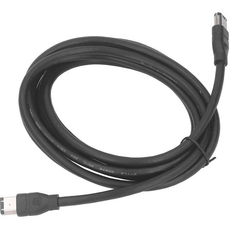 6-poliges FireWire-Plug-and-Play-IEEE1394-Kabel für Camcorder, Digitalkamera, Drucker, Scanner, 3 m (9,8 ft) (1/5)