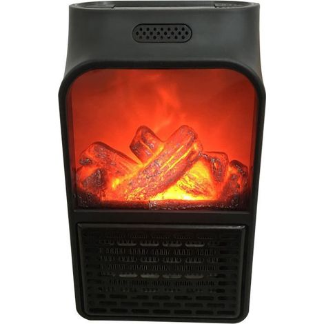 BEBUSINGOTO 500-W-Elektro-Heizlüfter, Fernbedienung, automatische Abschaltung, schnelles Aufheizen, Überhitzungsschutz, Büroheizung, 220–240 V (1/5)