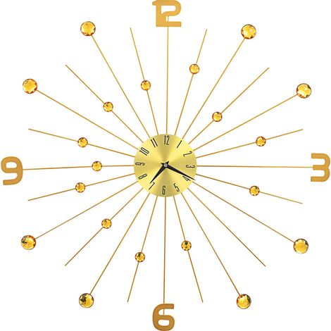 Horloge murale Métal 70 cm Doré (1/5)
