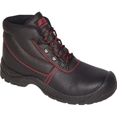 Sicherheitsstiefel BASIC STEP MID Gr.43 schwarz S3 SRC EN20345 Volleder (1/5)