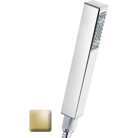 Douchette laiton jet de pluie CUBE or - Bossini B00255021 (1/2)