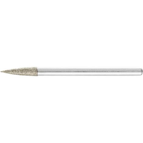 PFERD 36443020 Punta di levigatura diamantata a sfera 6 x 6 mm Ø 3 mm Diametro 3 mm 1 pz. (1/2)
