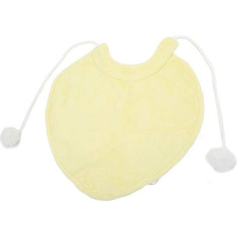 Peignoir en peluche pour animaux de compagnie, confortable et chaud pour l'hiver et l'automne, pour chat et chien, jaune, taille M (1/5)