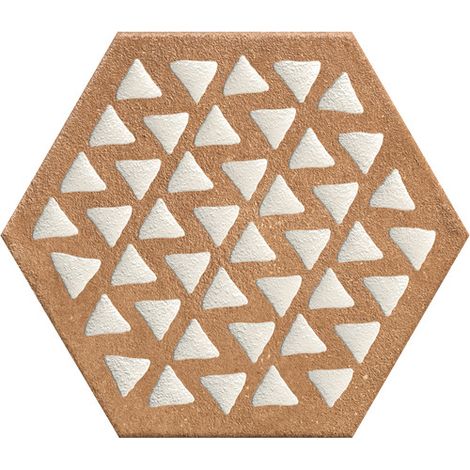 Eiffel Art Construction – Carrelage hexagonal effet ciment 25x21,6 cm – Grès cérame R10A mate – Finition légère brillance – Vendu par boîte de 1.18m² (1/5)