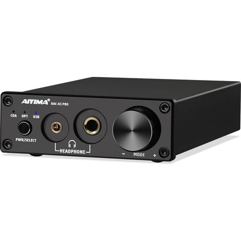 DAC A5 Pro Mini amplificateur casque HIFI USB DAC décodeur Audio 24BIT 192KHz Mini décodeur stéréo avec DC12V (1/5)