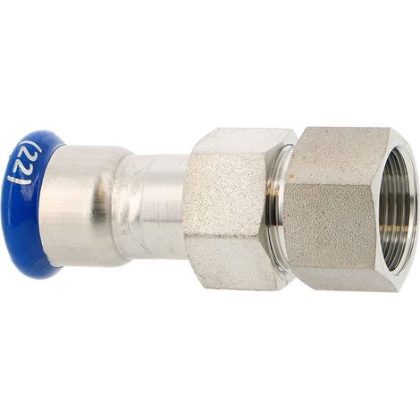 Raccord union femelle à sertir SERTIsteel Inox - Empreinte M 20x27 - Ø22mm