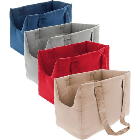 Blu - Set 2 Borse trasporto per cani modello Essential Small e Medium